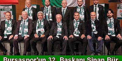 Bursaspor'un 32. Başkanı Sinan Bür
